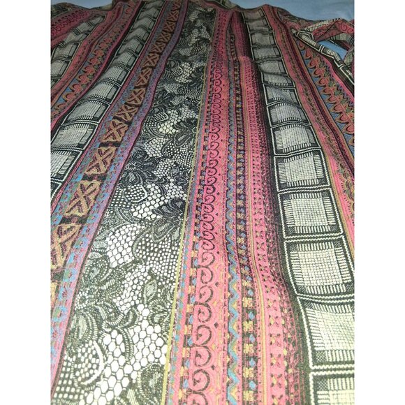 Vintage Charag Din Party Shirt Italian Fit Button-Up Long Sleeve Groovy - Picture 11 of 13